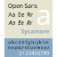 Open Sans (font) logo